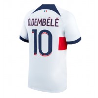 Fotbalové Dres Paris Saint-Germain Ousmane Dembele #10 Venkovní 2023-24 Krátký Rukáv